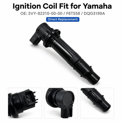 For Yamaha Ignition Coil 5VY-82310-00-00 F6T558 DQG3199A, For Yamah