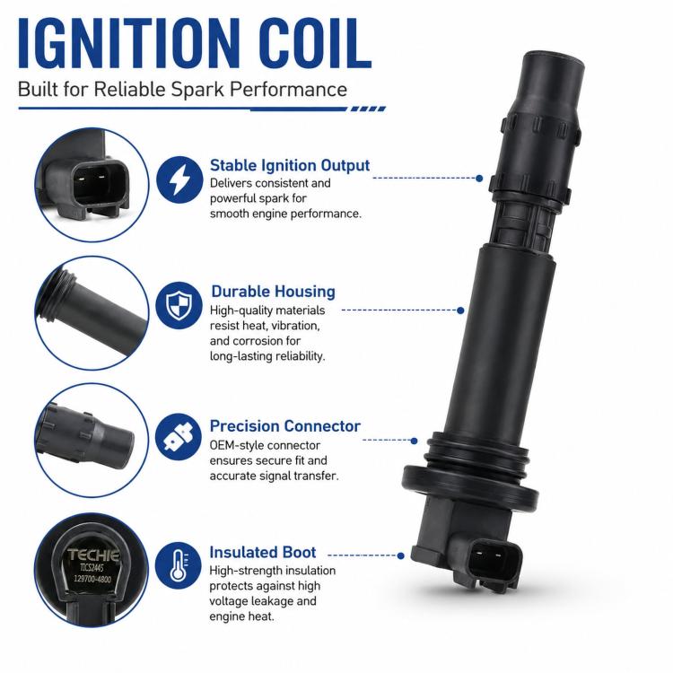 For Suzuki GSX-R600 / GSX-R750 Motorcycles Ignition Coil 1297004800 / F6T553 / 129700-5020, For Suzuki