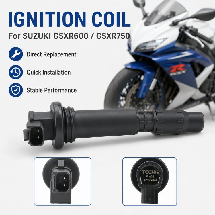 For Suzuki GSX-R600 / GSX-R750 Motorcycles Ignition Coil 1297004800 / F6T553 / 129700-5020, For Suzuki