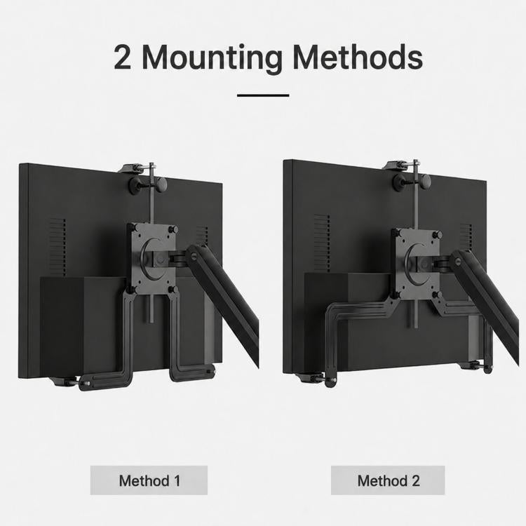 A2 Universal Computer LCD Monitor Robotic Arm Stand With Non-Hole Accessories