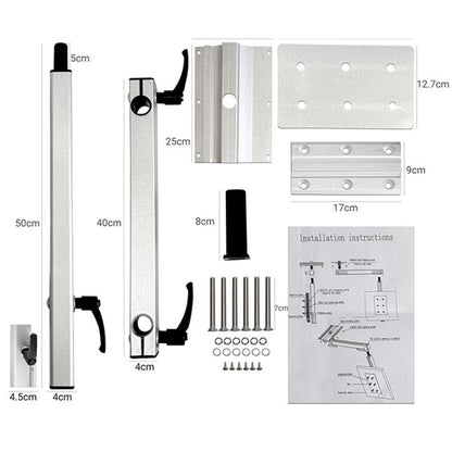 RV Multifunctional Rotatable Telescopic Table Leg Bracket Movable Table Leg Support For Yacht