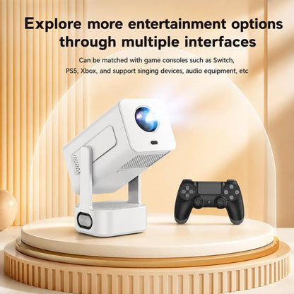 C360 Home Mini Portable HD Projector With Built-In Speaker, US Plug, EU Plug, AU Plug, UK Plug