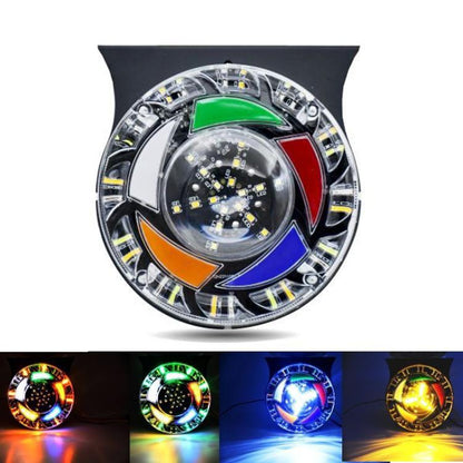 4-in-1 LED Truck Side Marker Light Assembly Warning Strobe Rear Fog Brake Turn Signal Lamp, 24V Cloud Style, 12V Cloud Style, 24V Dazzling Style, 12V Dazzling Style