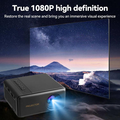 M4 Rotatable HD Mini Projector 1080P Portable Smart Projector, US Plug, UK Plug, AU Plug, EU Plug