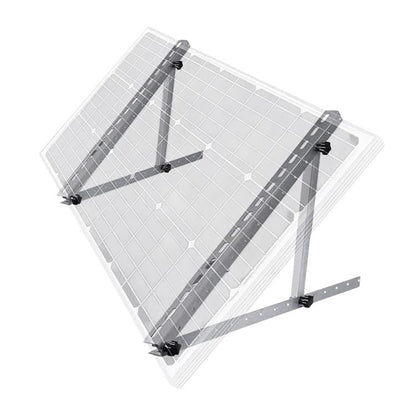 Aluminum Alloy Adjustable Triangle Solar PV Bracket, 22 inch, 28 inch, 45 inch