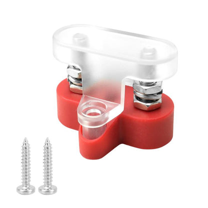48V Car Yacht Heavy Duty Terminals With Transparent Cover, M6 Red Single Stud, M6 Black Single Stud, M6 Red Double Stud, M6 Black Double Stud, M6 Red Double Stud with Washer, M6 Black Double Stud with Washer, M8 Red Single Stud, M8 Black Single Stud