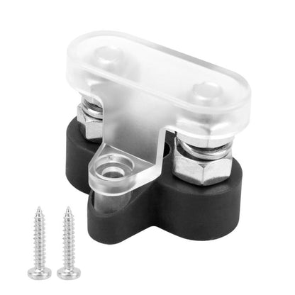 48V Car Yacht Heavy Duty Terminals With Transparent Cover, M6 Red Single Stud, M6 Black Single Stud, M6 Red Double Stud, M6 Black Double Stud, M6 Red Double Stud with Washer, M6 Black Double Stud with Washer, M8 Red Single Stud, M8 Black Single Stud