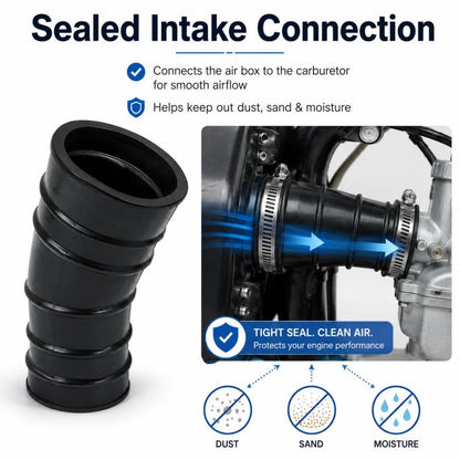 Air Filter Cleaner Intake Tube Duct Boot for Honda CT70 Trail 70 CT70H ST70 Mini Bike 17253-102-700, Duct Boot