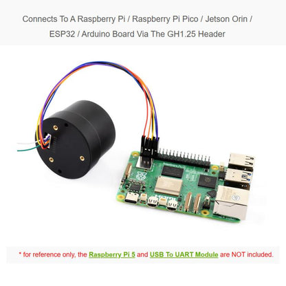 Waveshare Q43 NEO-F9P-15B Multi-Constellation Multi-Band GNSS RTK Centimeter-Level Positioning Module, 35110