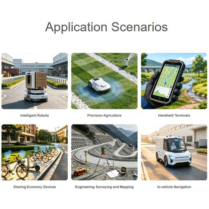 Waveshare Q43 NEO-F9P-15B Multi-Constellation Multi-Band GNSS RTK Centimeter-Level Positioning Module, 35110