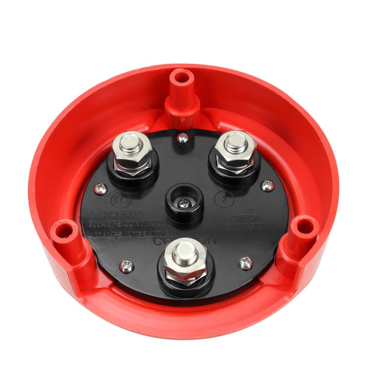 4-position 300A M10 Copper Stud Automotive Dual Battery Power Cut-off Switch