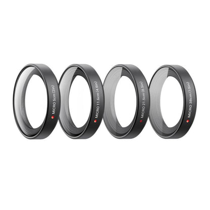 4 PCS For Insta360 GO Ultra Original Micro Lens Kit, 5cm+11.6cm+21.5cm+38cm, Micro Lens Kit