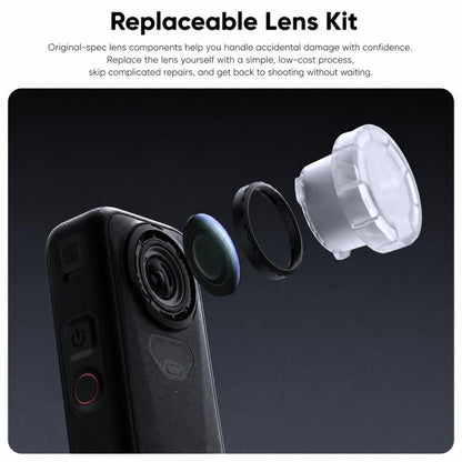 For Insta360 X6 Original Interchangeable Lens Kits, Single Lens