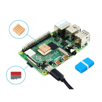 Waveshare Raspberry Pi 4 Model B Starter Kit 3GB RAM With 16GB TF Card, EU Plug, US Plug, UK Plug
