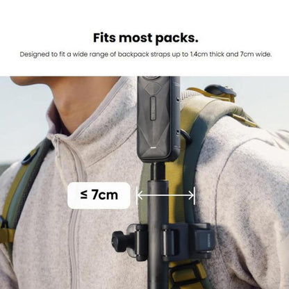 For Insta360 Original Selfie Stick Backpack Mount, Selfie Stick Backpack Mount