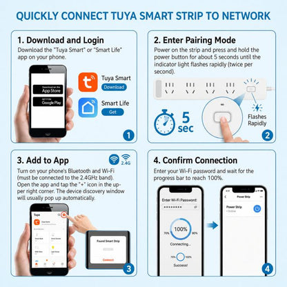 For Tuya Smart Power Strip, Wireless Control Switch Mobile Remote Timing Voice Home Individual Controlled Outlets, EU Plug, EU Plug Universal Socket, UK Plug Universal Socket, US Plug Universal Socket, AU Plug Universal Socket