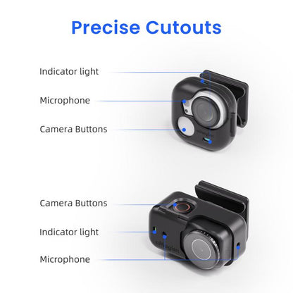 aMagisn Magnetic Cap Clip Mount 360 Rotatable Hat Brim Backpack Strap Clamp POV Vlog Mount, For Insta360 GO Ultra, For DJI Osmo Nano