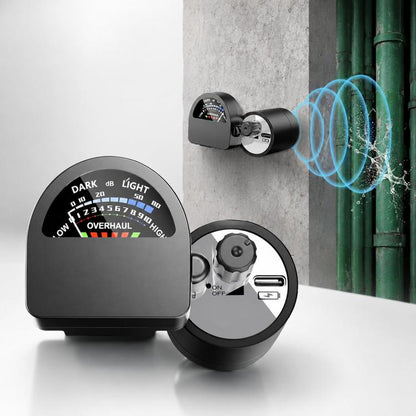 H-918 Water Leak Detector with Audio Field Strength Meter Acoustic Water Pipe Leak Locator for Wall Floor & Engine Noise, H-918