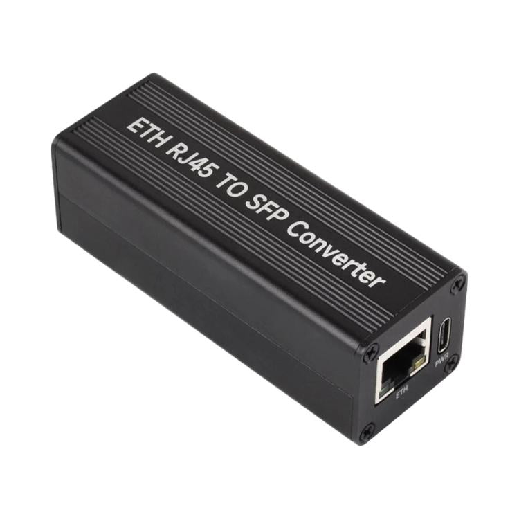 WAVESHARE Gigabit Auto-Negotiation SFP Fiber-To-Ethernet Converter RTL8213B Controller Chip, With PoE, No PoE