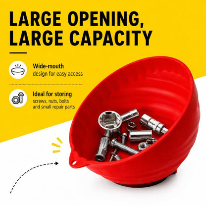 Strong Magnetic Storage Bowl For Car Repair Screws And Parts