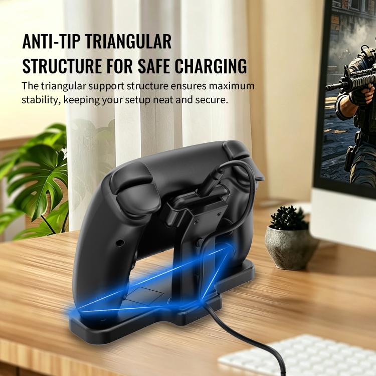 For Steam Controller 2 / 1 JYS Magnetic Charging & Display Docking Station Desktop Stand, Desktop Stand
