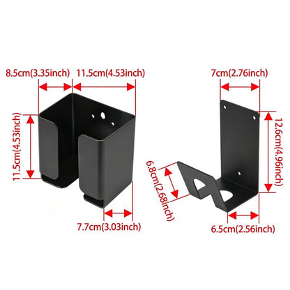 Universal EV Charger Control Box Bracket Holster And Cable Organizer, Control Box Holder Only, Hook Only, Hook + Box Bracket