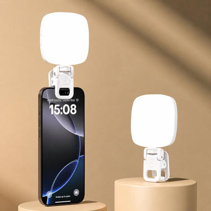M-01 Rechargeable Clip Phone Three Color Temperatures Fill Light Portable Mini LED Video Light