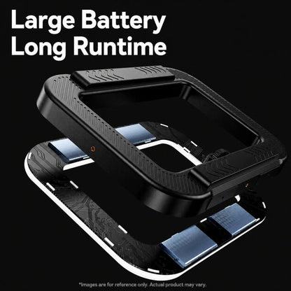 Handheld Smartphone Video Rig Light Rechargeable Camera Cage Ring Light, 4400mAh, 6600mAh, 8000mAh
