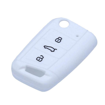 Silicone Key Cover For Volkswagen Golf 7 / Teramont X / Bora / Lavida Plus / T-Cross / Sagitar