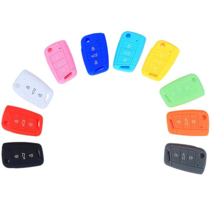 Silicone Key Cover For Volkswagen Golf 7 / Teramont X / Bora / Lavida Plus / T-Cross / Sagitar
