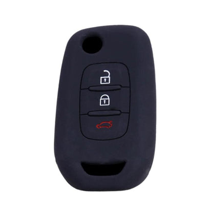 Folding 3-Button Silicone Key Cover For Renault Koleos / Espace / Kadjar