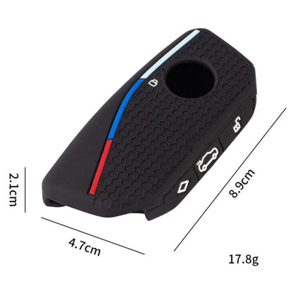 2pcs Silicone Key Cover For BMW 7 Series 740 / X7 / I7 / X1 / IXXM / X6