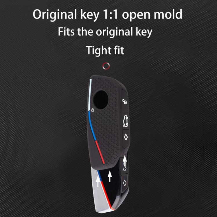 2pcs Silicone Key Cover For BMW 7 Series 740 / X7 / I7 / X1 / IXXM / X6