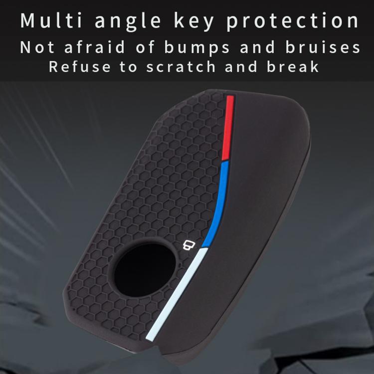 2pcs Silicone Key Cover For BMW 7 Series 740 / X7 / I7 / X1 / IXXM / X6