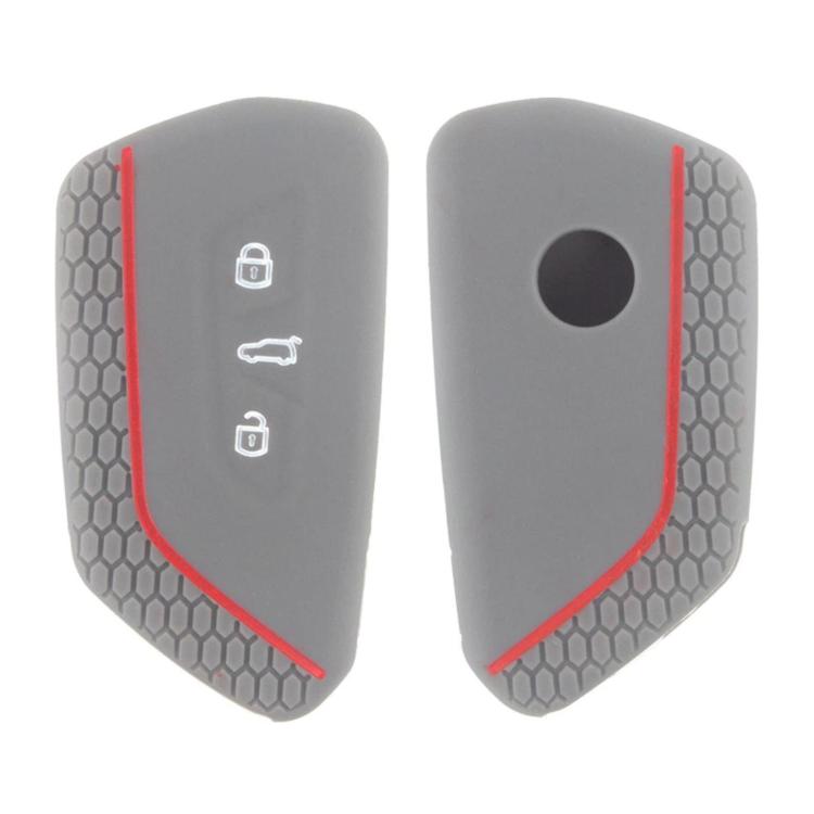 2pcs Silicone Key Fob Cover For Volkswagen Golf 8 / Talagon / ID4 Crozz / ID6X / Teramont