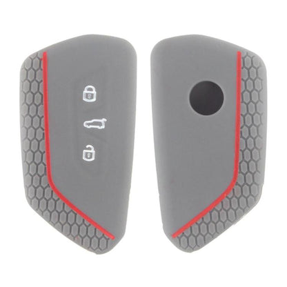 2pcs Silicone Key Fob Cover For Volkswagen Golf 8 / Talagon / ID4 Crozz / ID6X / Teramont