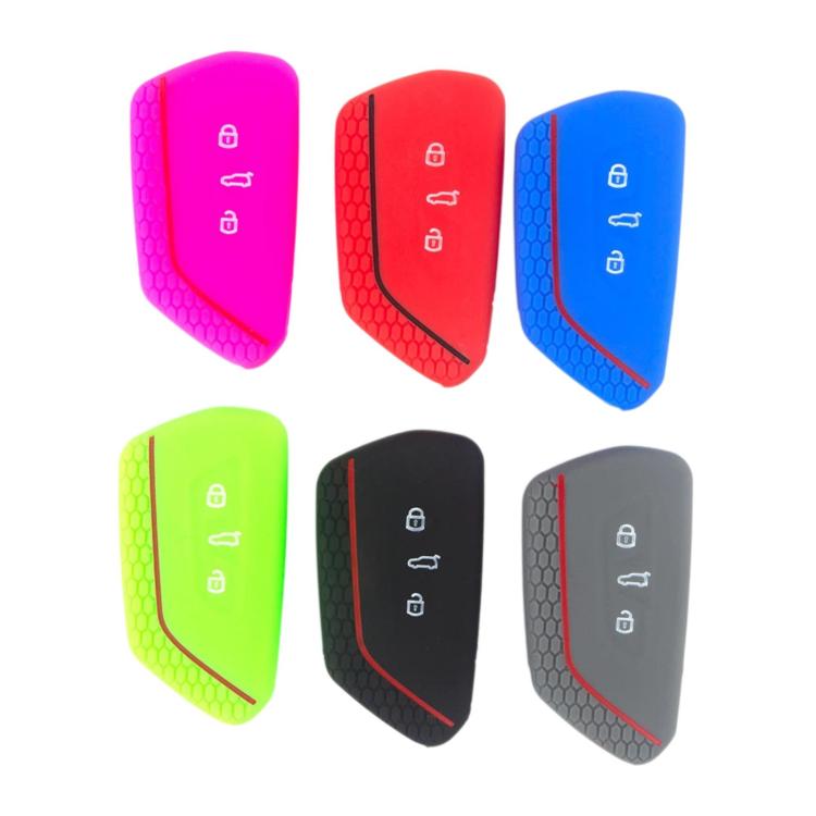 2pcs Silicone Key Fob Cover For Volkswagen Golf 8 / Talagon / ID4 Crozz / ID6X / Teramont