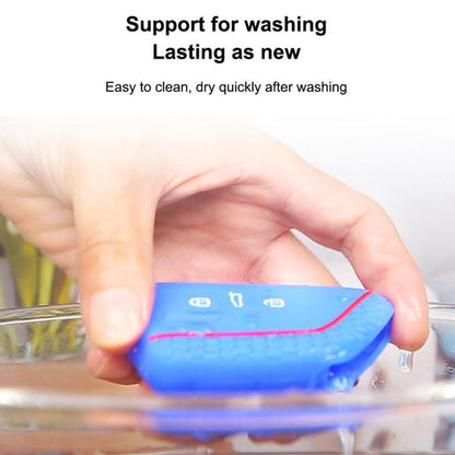 2pcs Silicone Key Fob Cover For Volkswagen Golf 8 / Talagon / ID4 Crozz / ID6X / Teramont