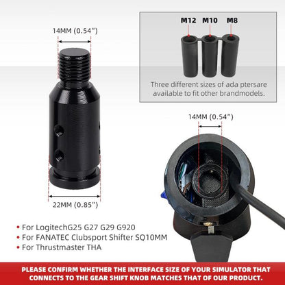 USB Gear Shift Knob For Logitech G29 / G27 / G920 Thrustmaster TH8A PC Truck Simulator Shifter, SFN190
