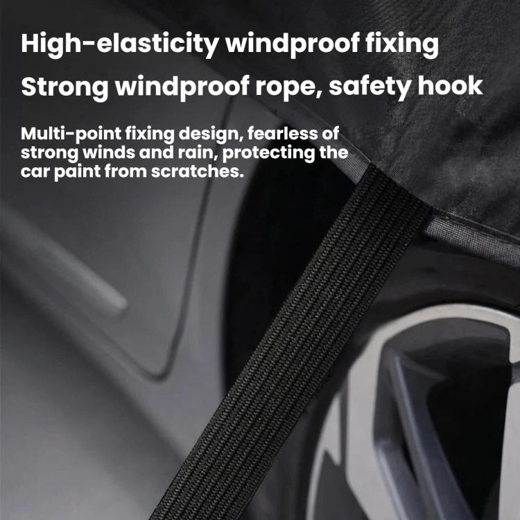 Car Windshield Rain Gutters Prevent Leaf Bird Droppings Dust Cover, Front Aluminum Tint, Front Polyester Taffeta
