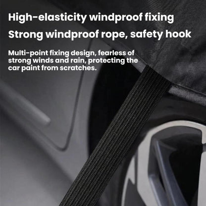 Car Windshield Rain Gutters Prevent Leaf Bird Droppings Dust Cover, Front Aluminum Tint, Front Polyester Taffeta
