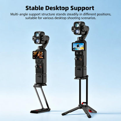BRDRC Rotating Magnetic Tripod Expansion Clip For DJI Osmo Pocket 4P / Insta360 X6