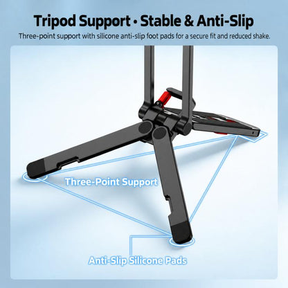 BRDRC Rotating Magnetic Tripod Expansion Clip For DJI Osmo Pocket 4P / Insta360 X6