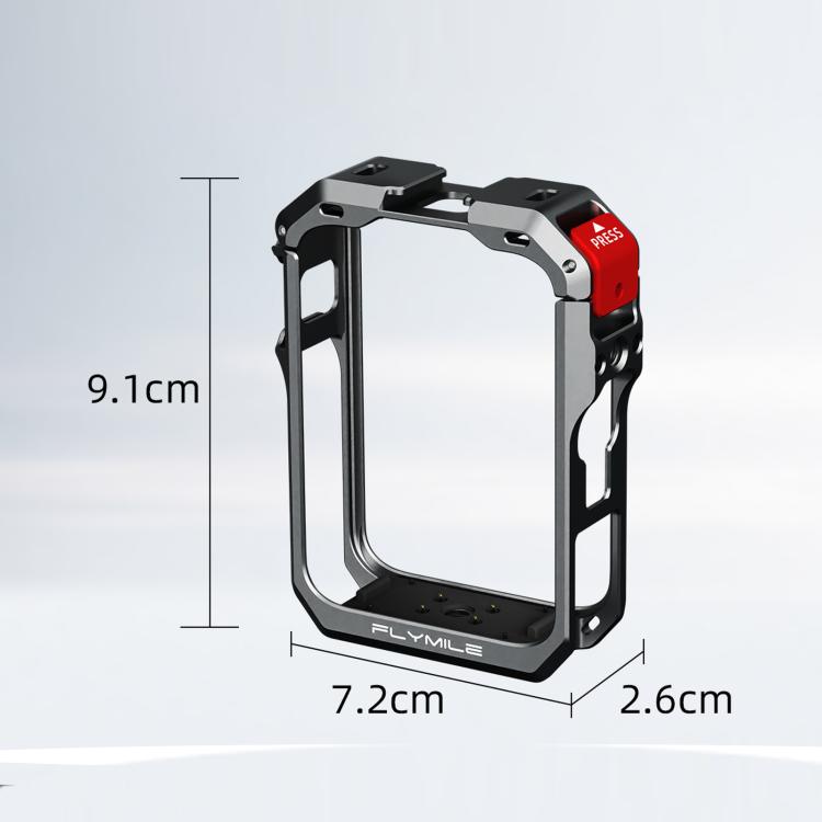 For DJI Osmo 360 II Flymile Quick-Release Extended Protective Cage Lens Cap