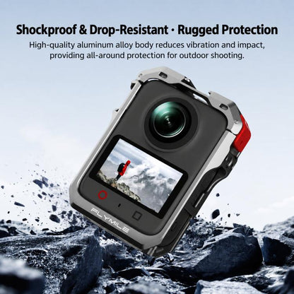 For DJI Osmo 360 II Flymile Quick-Release Extended Protective Cage Lens Cap