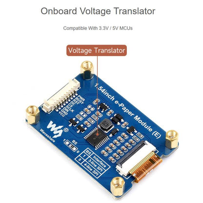 Waveshare 1.54inch E6 E-Paper Display, E Ink Spectra 6 Full-Color, 240X240 Pixels, SPI Interface, Without Driver Board, With Driver Board
