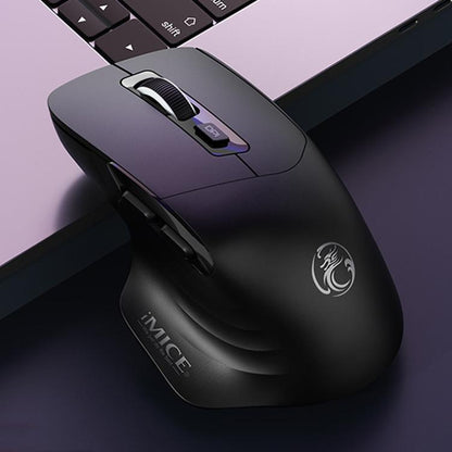 IMICE G209 Wireless Mouse Dual Mode Bluetooth 2.4G Ergonomic Rechargeable Optical Mice
