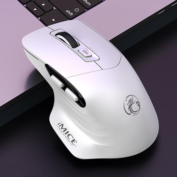 IMICE G209 Wireless Mouse Dual Mode Bluetooth 2.4G Ergonomic Rechargeable Optical Mice