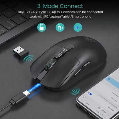 iMICE G200 Tri-Mode Wireless Gaming Bluetooth Mouse Lightweight Office Mouse With Display