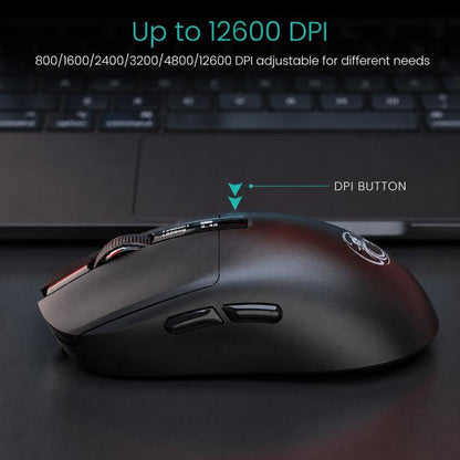 iMICE G200 Tri-Mode Wireless Gaming Bluetooth Mouse Lightweight Office Mouse With Display